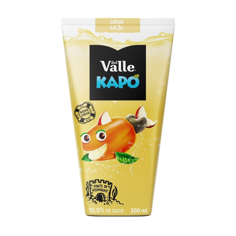 Bebida Com Suco Del Valle Kapo Caju 200ml (7894900650051)