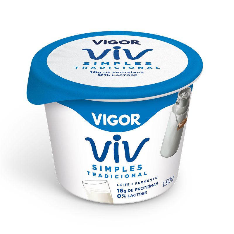 Iogurte Skyr Vigor Simples 130g (7891999004550)