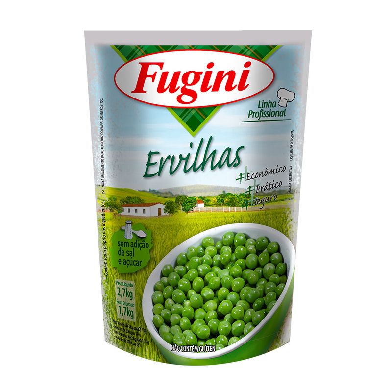 Ervilha Fugini Sachê 1,7Kg (7897517209681)
