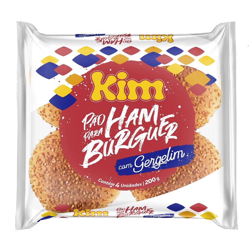 Pão de Hamburguer Kim 200g Gergelim (7897972000236)