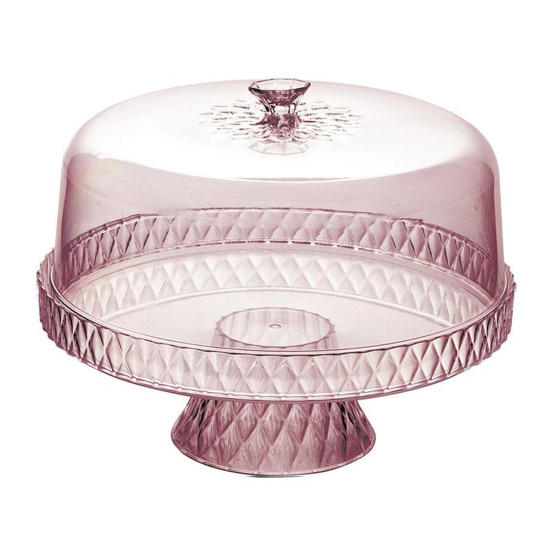 Boleira Plastica Plasutil Glamour Com Pe Rose (7899808872024)