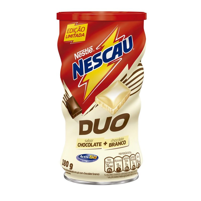 Achocolatado Po Nescau 180g Duo Chocolate Leite Branco (7891000341148)