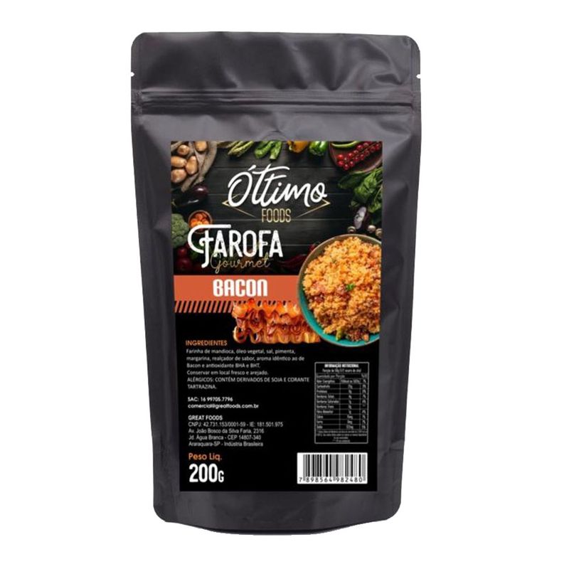 Farofa Pronta Óttimo Bacon 200g (618341103740)