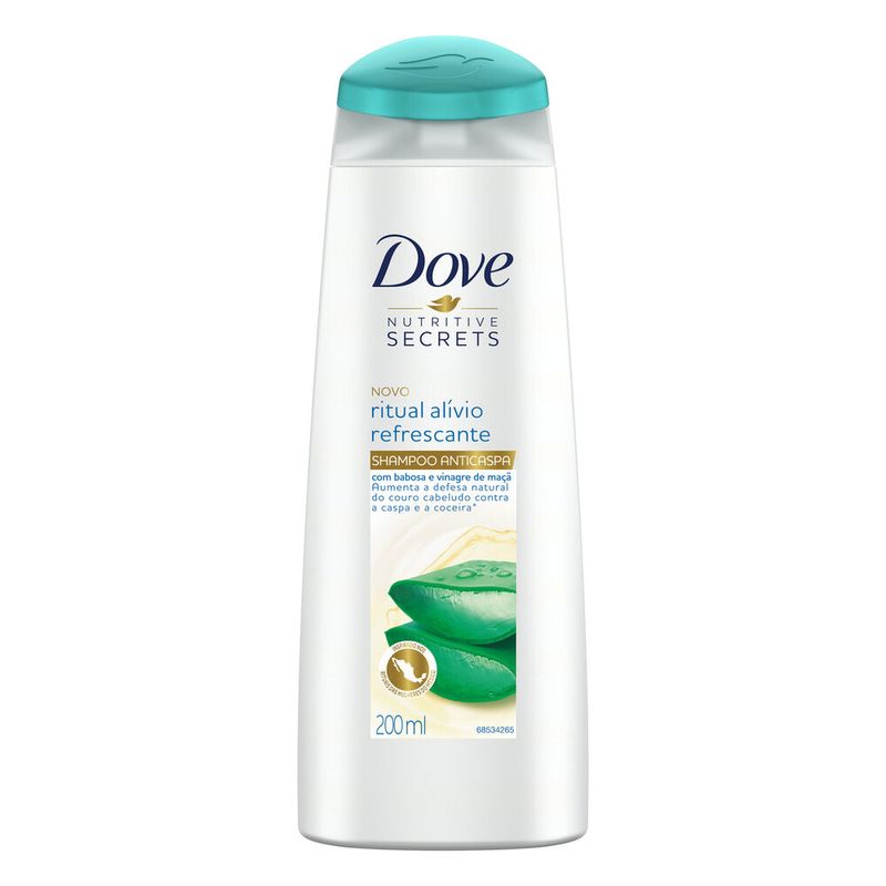 Shampoo Dove Ritual Alívio Refrescante 200ml (7891150079205)