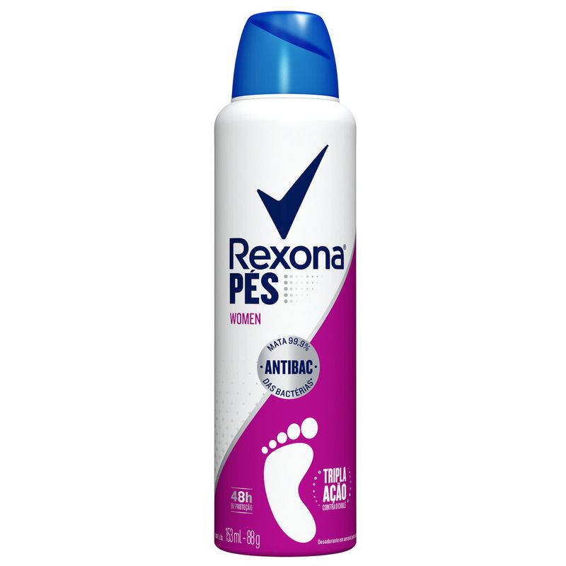 Desodorante aerosol Pés Women Rexona 88g (7791293040431)