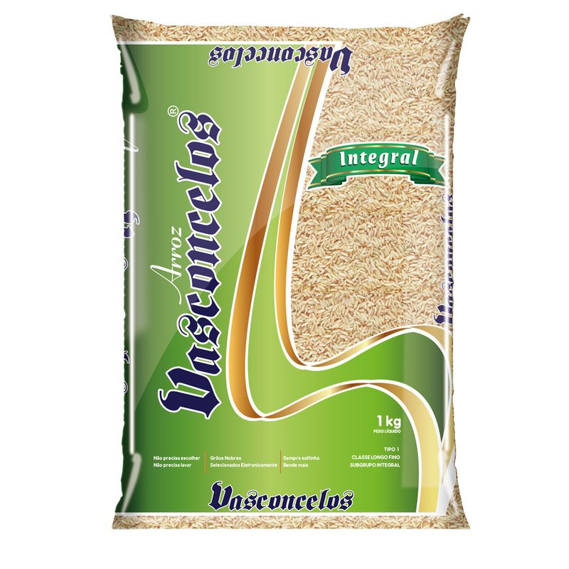 Arroz integral Vasconcelos 1kg (7898949924388)