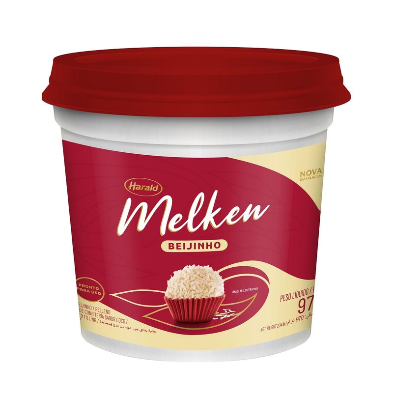 Beijinho Melken 970g (7897077836440)