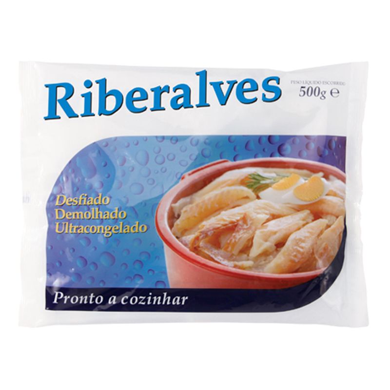 Peixe Dessalgado Riber Alves Desfiado 500g (5601809503447)