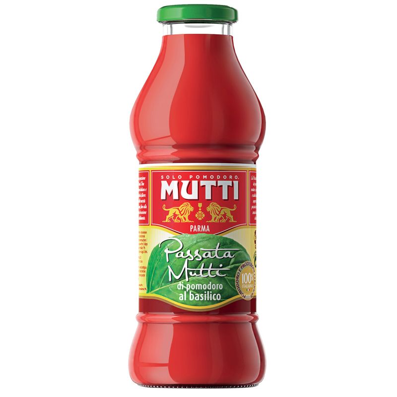 Passata Tomate Mutti 400g Com Manjericao (8005110634130)