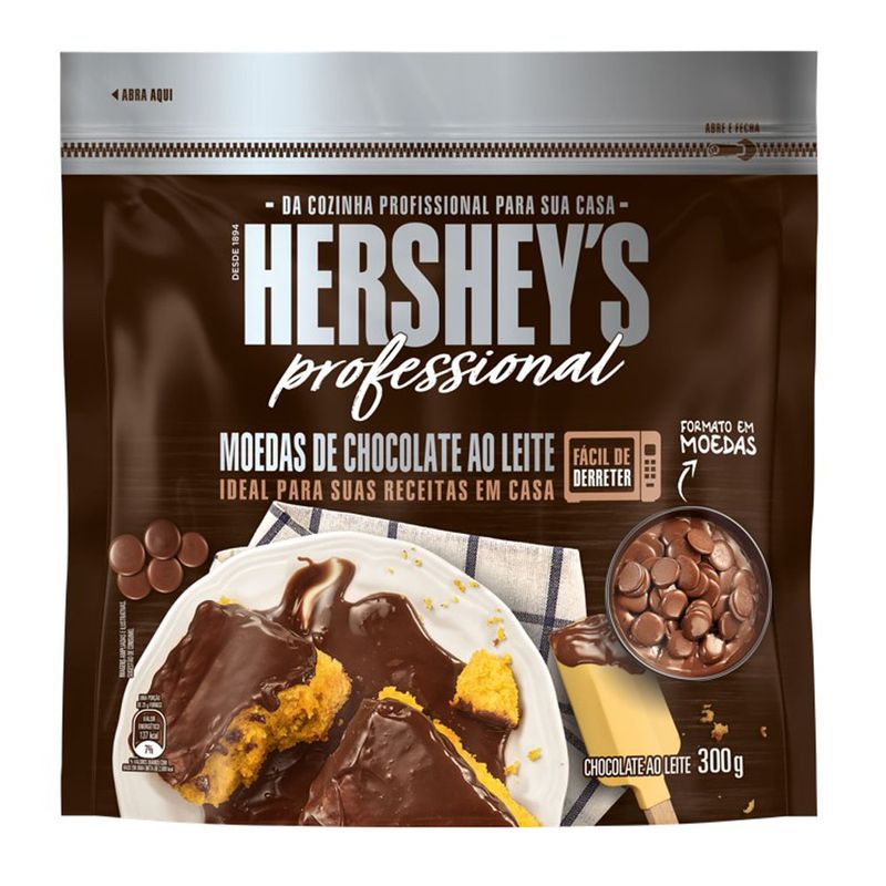Chocolate Hersheys Moeda Chocolate Leite 300g (7899970402203)