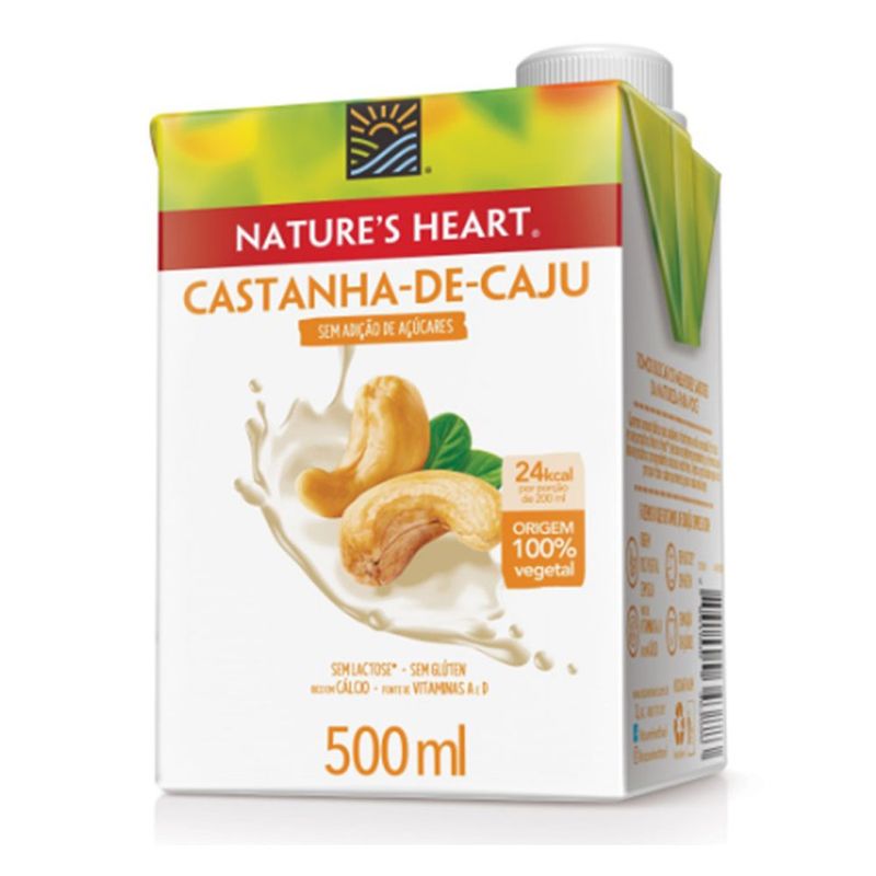 Bebida À Base De Castanha-De-Caju Nature'S Heart Caixa 500ml (7891000363096)