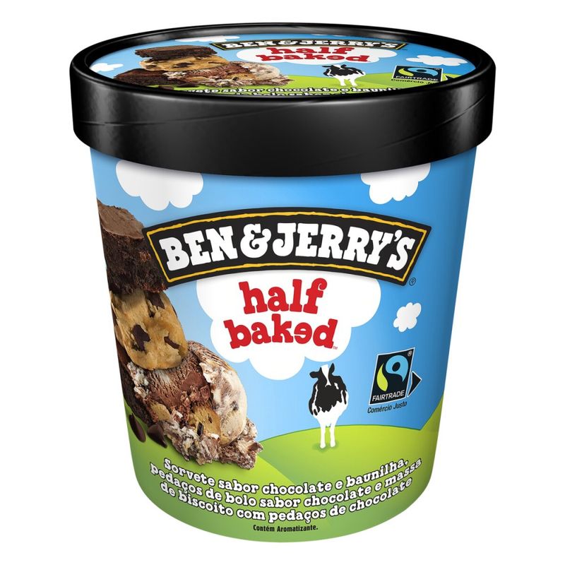 Sorvete Ben Jerry'S Half Baked 458ml (076840003709)