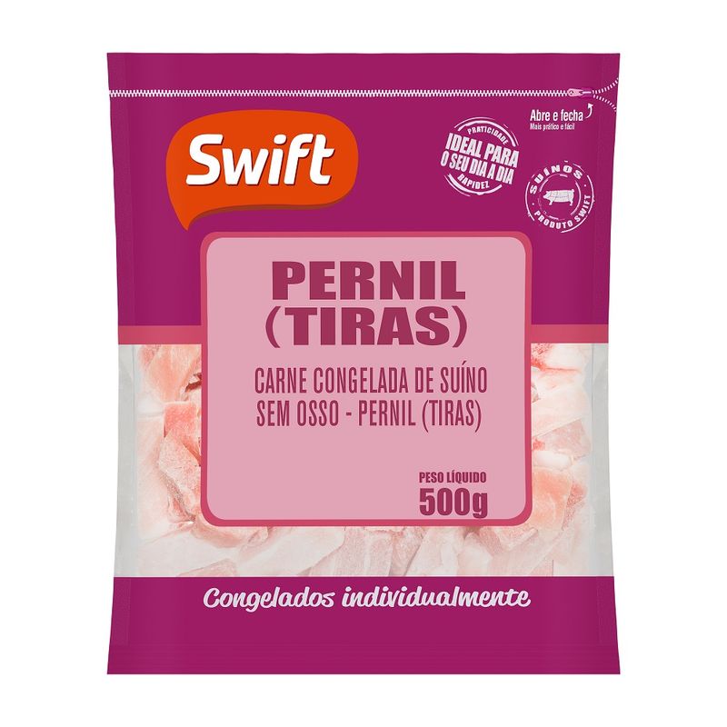 Carne Suína Pernil Swift 500g Tiras (7899567244544)