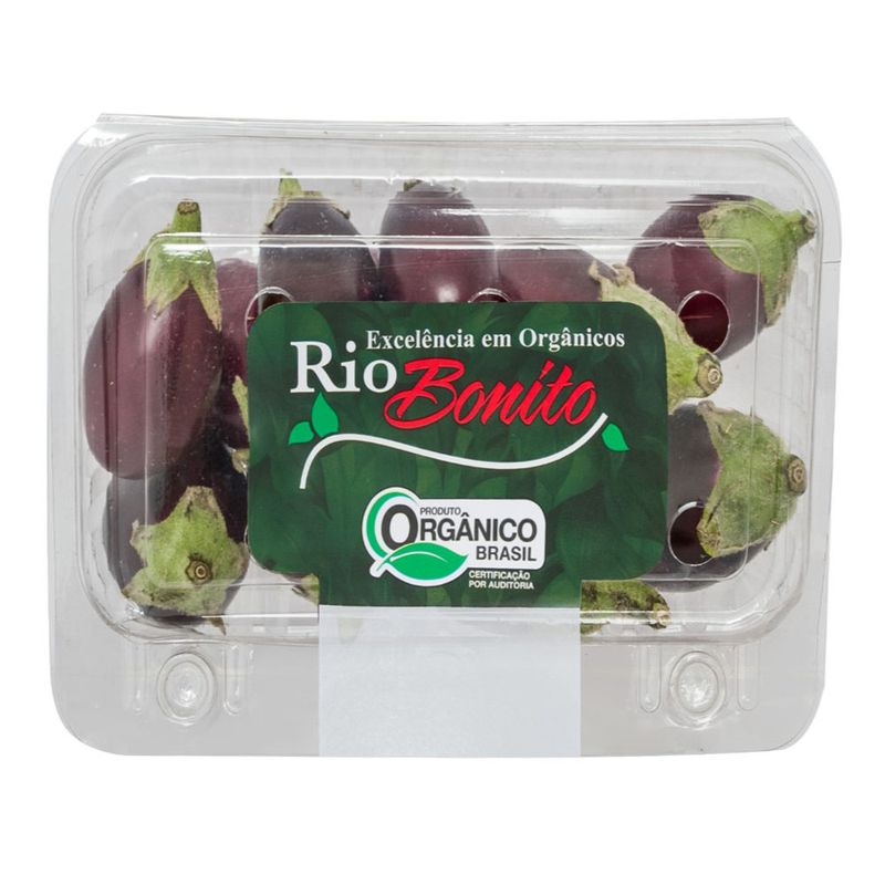 Mini Berinjela Rio Bonito 200g Orgânico (7898653230393)