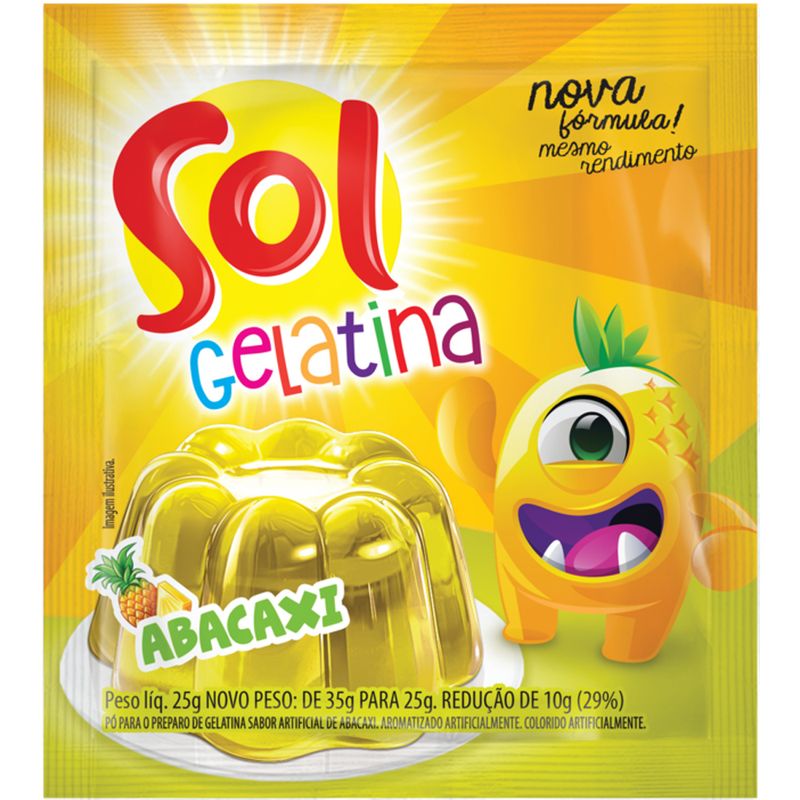GELAT-SOL-25G-ABACAXI
