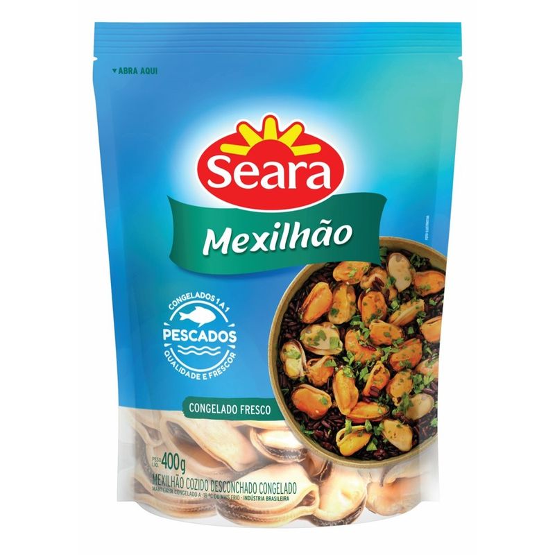 Mexilhão Seara Pescados IQF 400g (7894904254941)