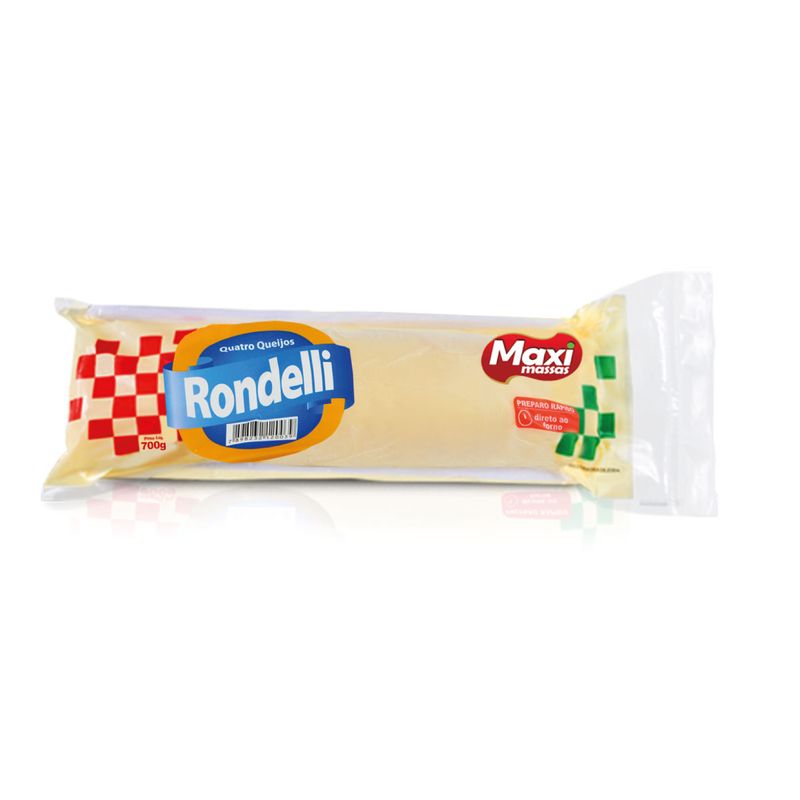 Massa Rondelli Maxi Massas 4 Queijos 700g (7898232120039)