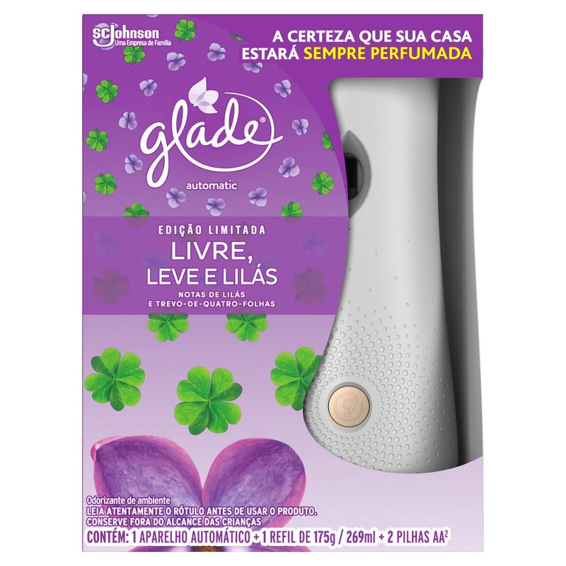 Odorizador Auto Ap Liv Leve Lilás Ed Lim Glade (7894650007372)