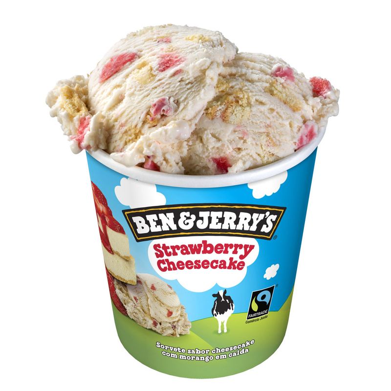 SORVETE BEN JERRYS 458ML STARWBERRY (076840376810)