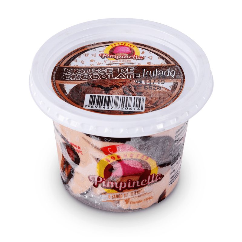 Sorvete Pimpinella 320ml Mousse Chocolate Trufado (7898437720614)