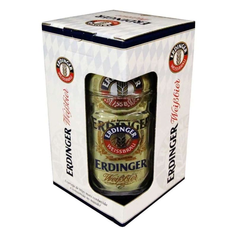 Cerveja Erdinger Weibbier 500ml Lata e Copo (7898933034321)
