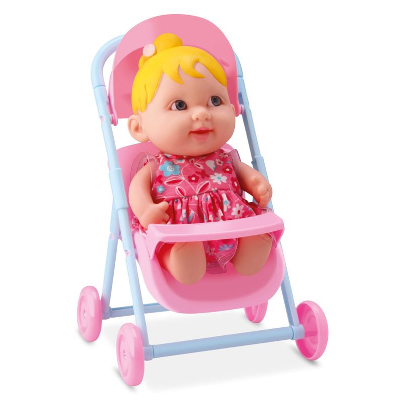 Boneca Bee Hugs Carrinho Bebe Bee Toys (7898447978852)