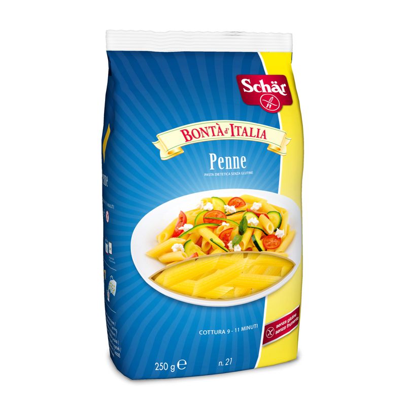 Macarrão Schar Penne Sem Glúten Sem Lactose 250g (8008698010051)