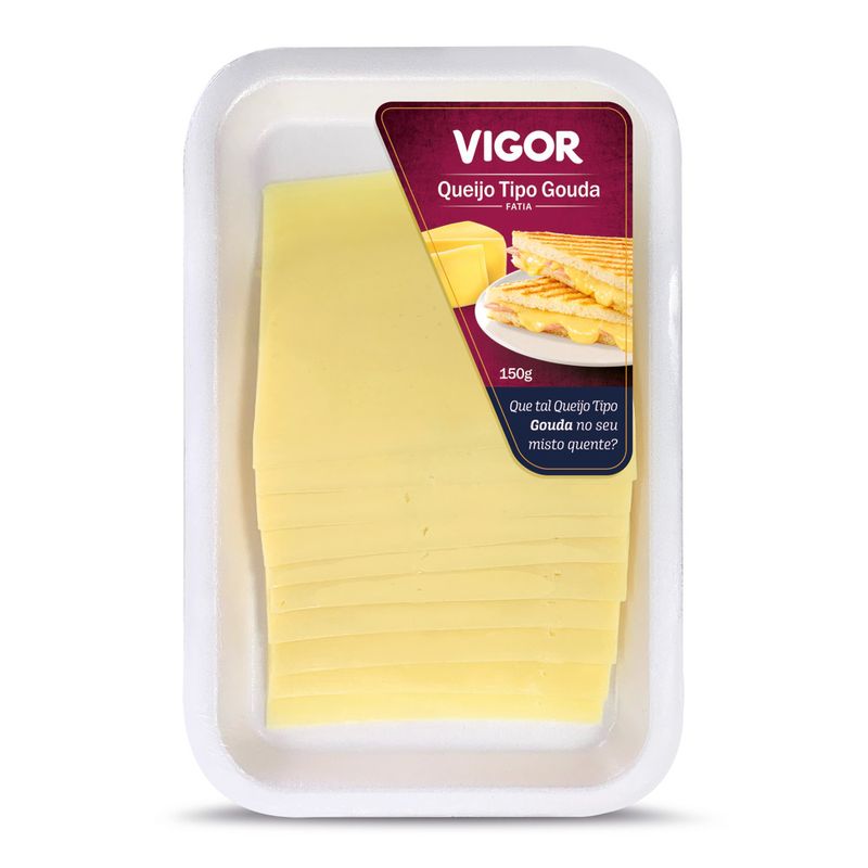 QUEIJO TIPO GOUDA FATIADO VIGOR 150G (7891999009999)