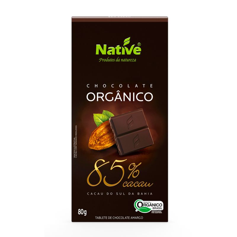 Chocolate Orgânico Native 80g (7898206501789)