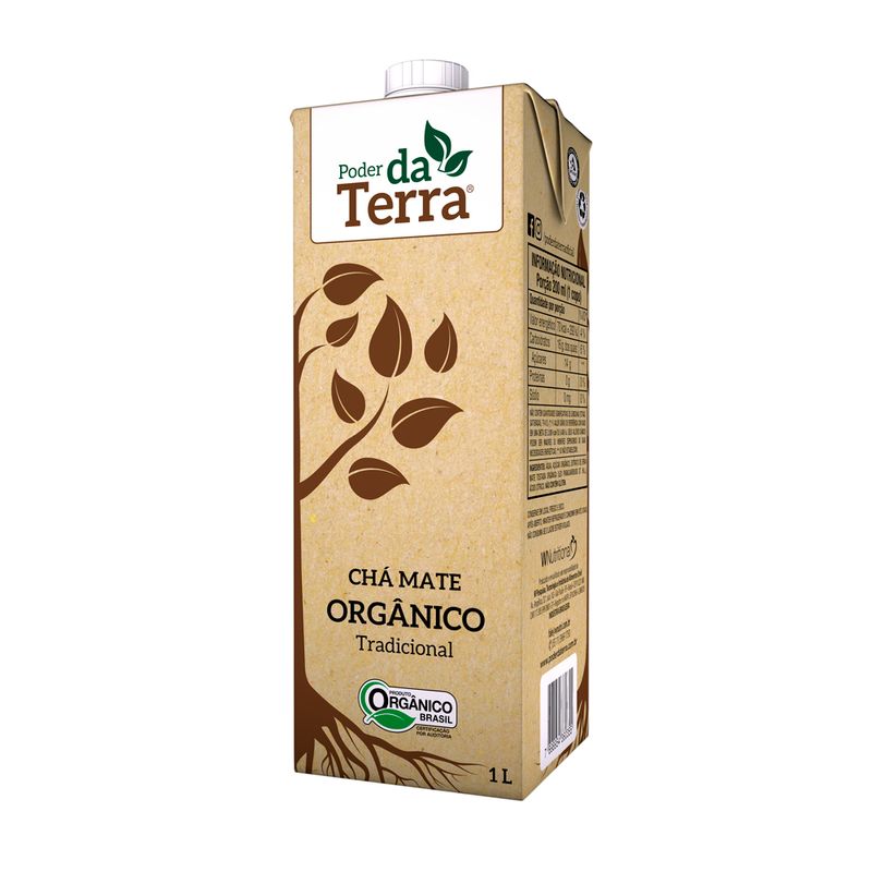 Cha Pronto Poder Da Terra 1l Organico Tradicional (7898954360355)