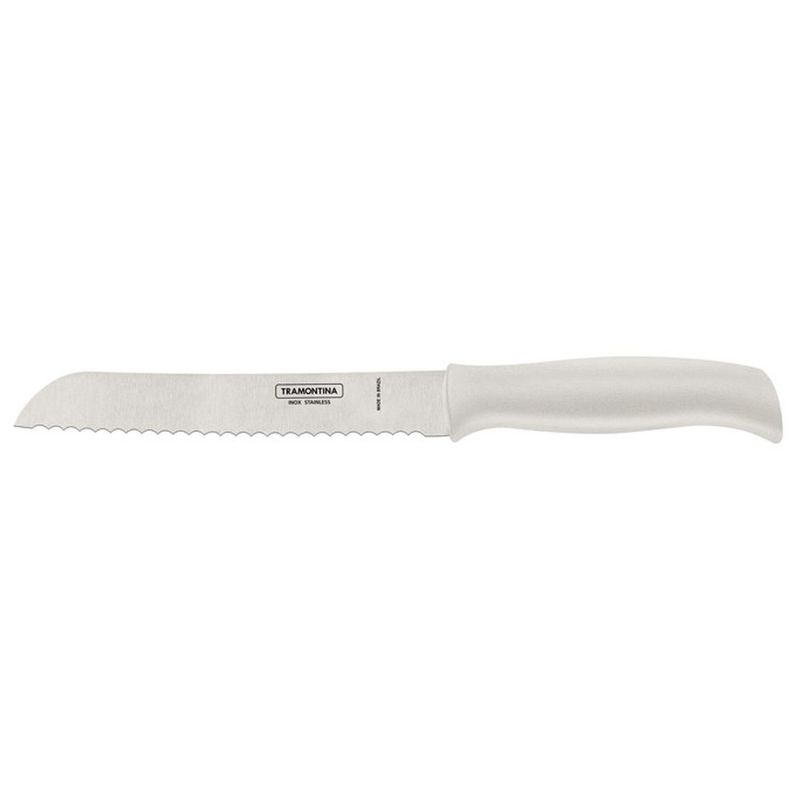Faca Pão Tramontina Inox Profit 7 Branca (7891112263598)