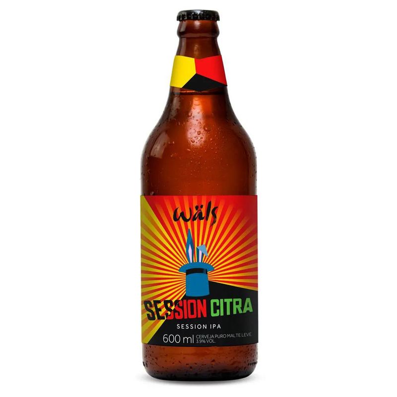 Cerveja Wäls Session Citra, Puro Malte, 600ml, Garrafa (7898929988973)