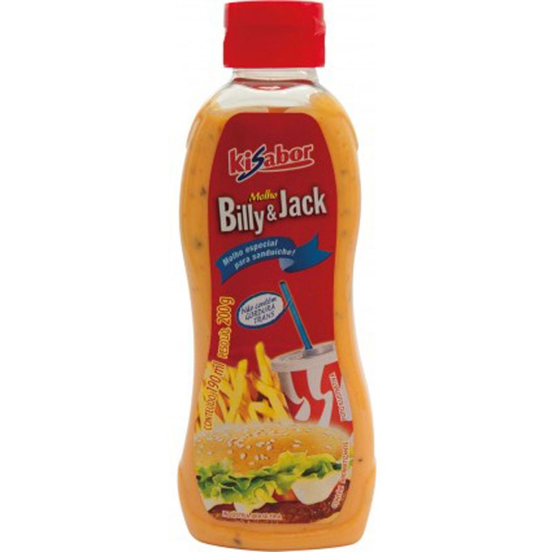 Molho Kisabor 200g Billy Jack (7898937864078)