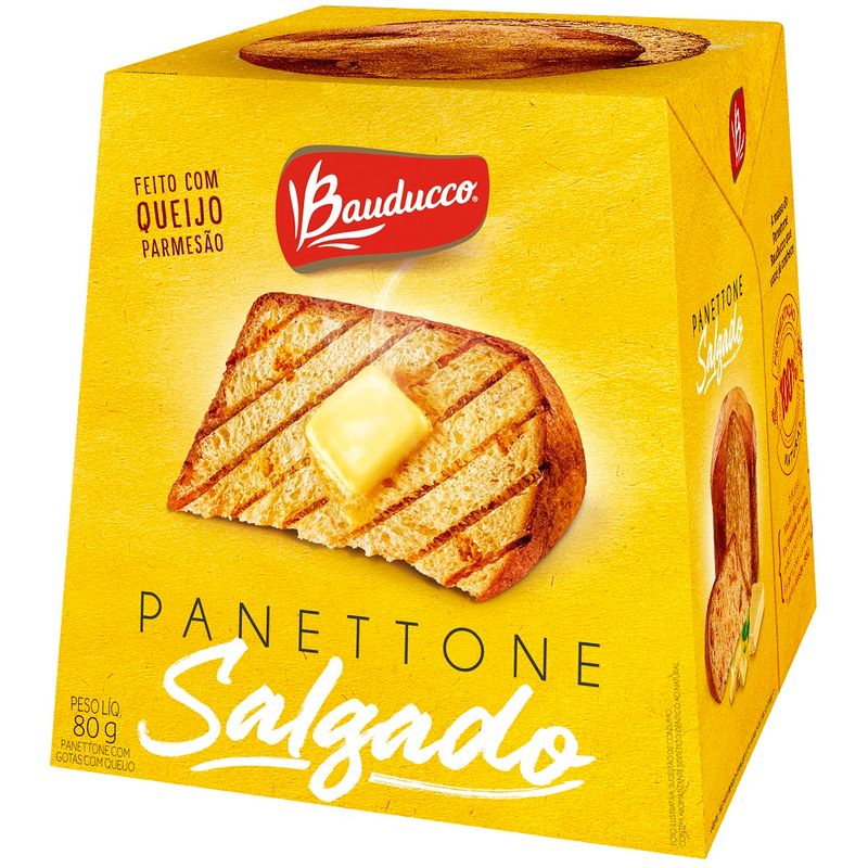 Panettone Salgado Bauducco 80g Queijo (7891962064840)