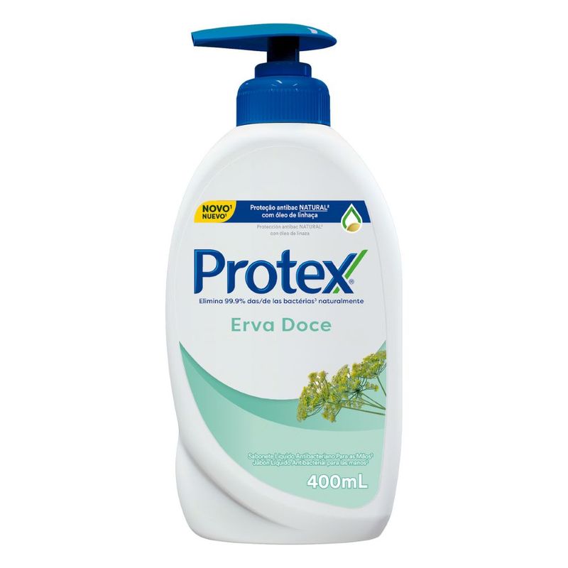 Sabonete líquido Erva Doce Protex 400ml (7509546665986)