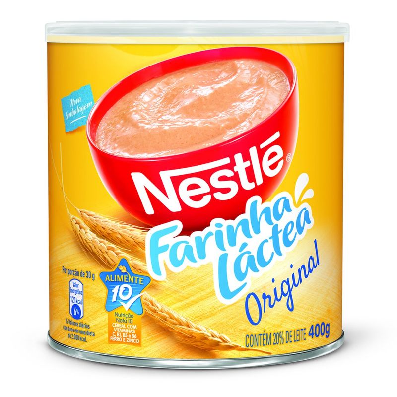 Farinha Láctea Nestlé Tradicional 400g (7891000336052)