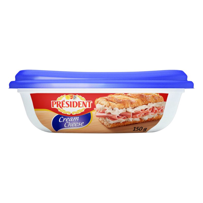 Creme de queijo tradicional Président 150g (7891097102387)