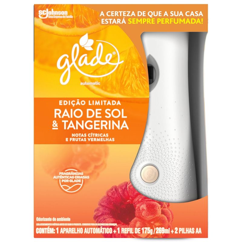 Odorizador Automático Glade 269ml Ap Ed Limit Raio Sol Tang (7894650939765)