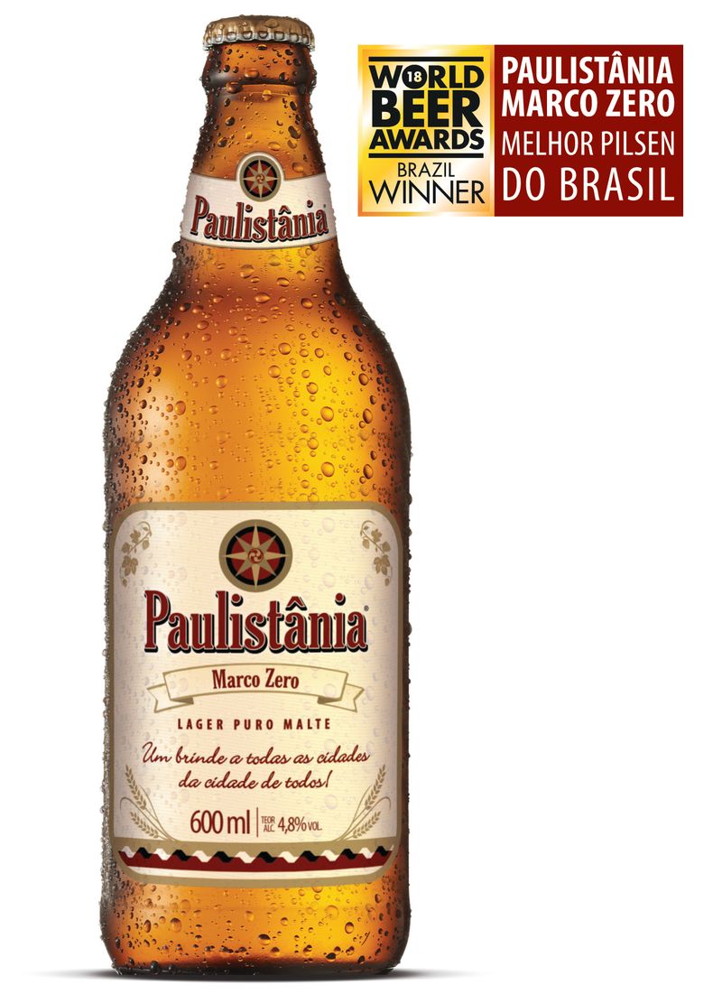 Cerveja Paulistânia Puro Malte 600ml (7898933034093)