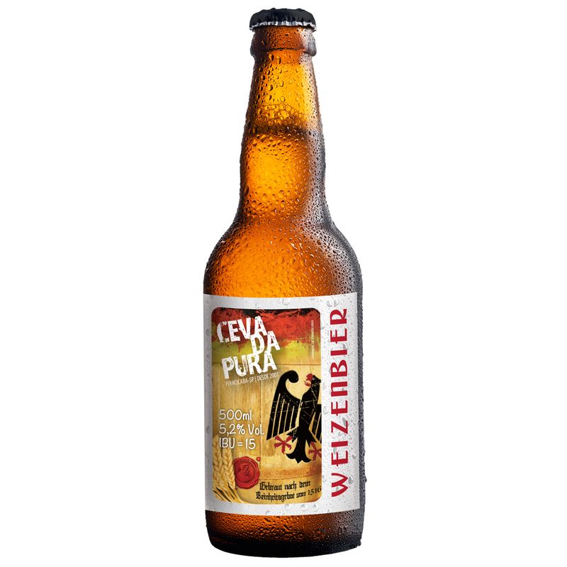 Cerveja Cevada Pura Weizenbier 500ml (7898942301292)