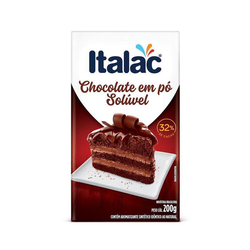 Chocolate Pó Italac 200g (7898080640970)