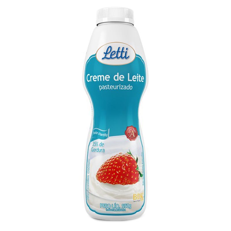 Creme de leite Letti 550g (7898925856115)
