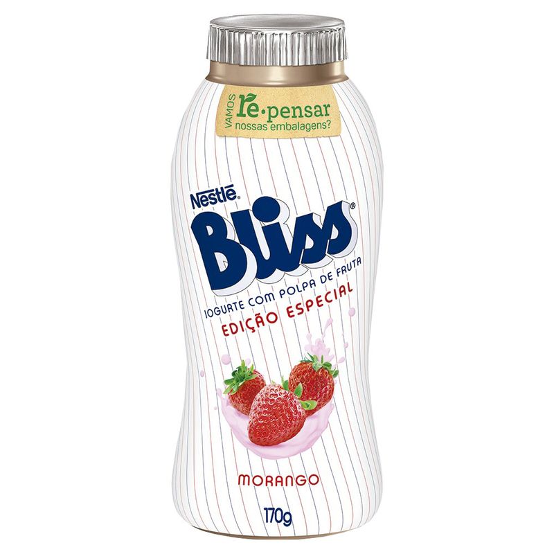 Iogurte Líquido Bliss Morango 170g (7891000365182)