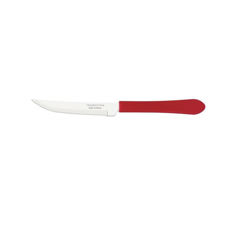 Faca Churrasco Inox Tramontina Leme Verm (7891112181786)