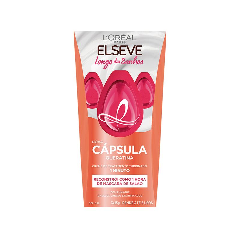 Cápsula de Tratamento L'Oréal Paris Elseve Longo dos Sonhos, 15g (7899706179973)