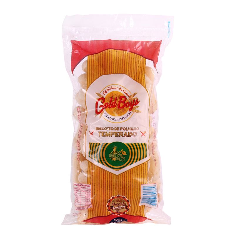 Biscoito Polvilho Gold Boys Temperado 100g (7898261390809)