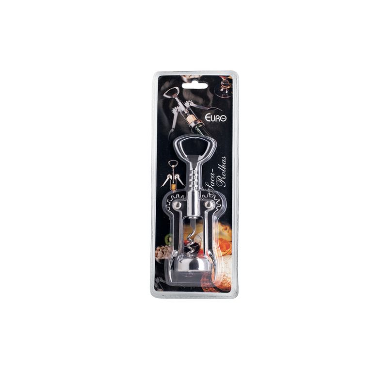 Saca Rolha Euro Miss Cromado (7897753692100)