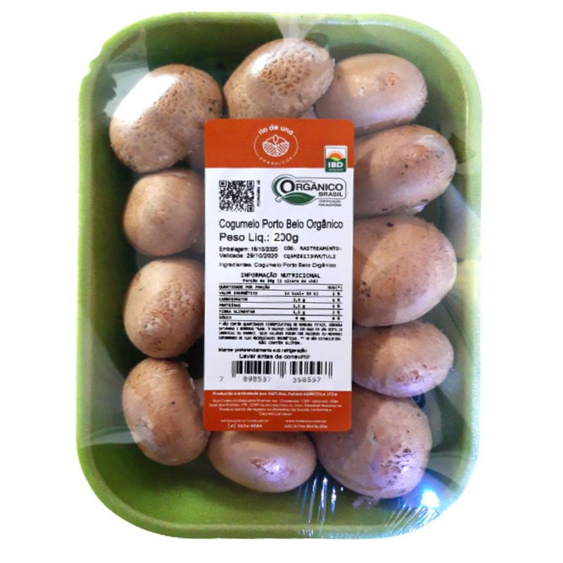 Cogumelo Porto Belo RDU Orgânico 200g (7898537391356)