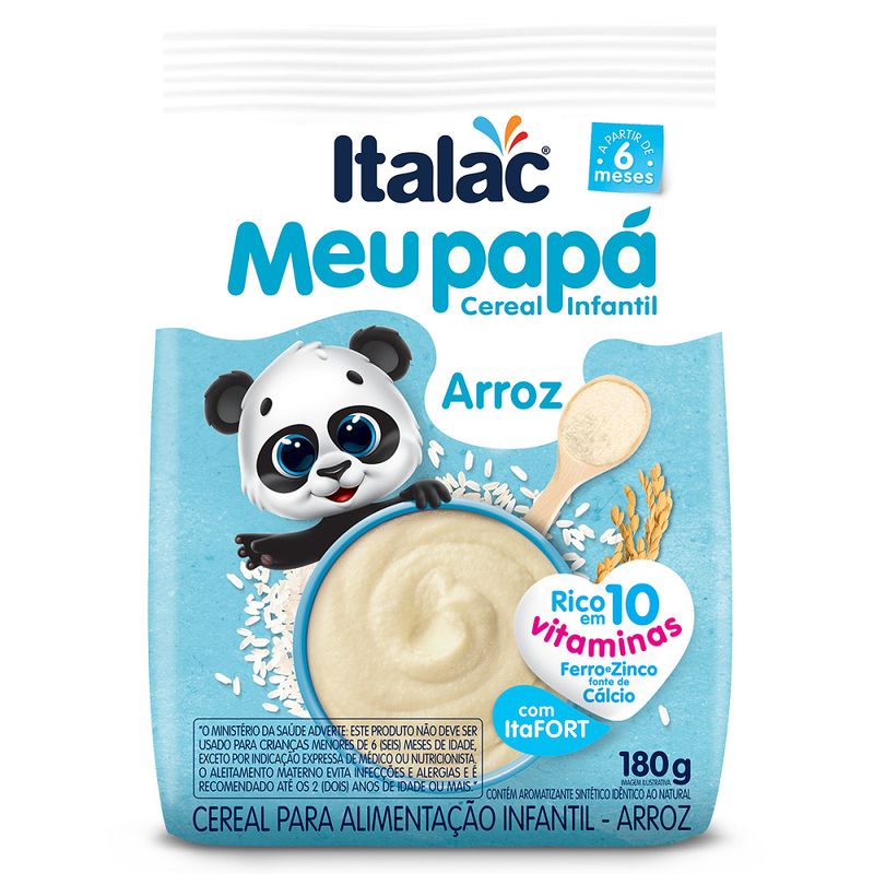 Cereal Italac Meu Papa Arroz 180g (7898080642820)