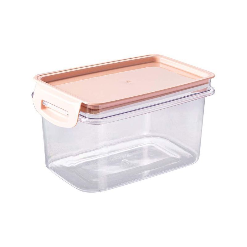 Pote Plástico Plasútil Retangular Cristal 1,2L (7899808866870)